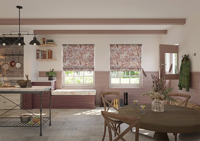 Acer, Mauve - Motorised Roman Blind - Image 8